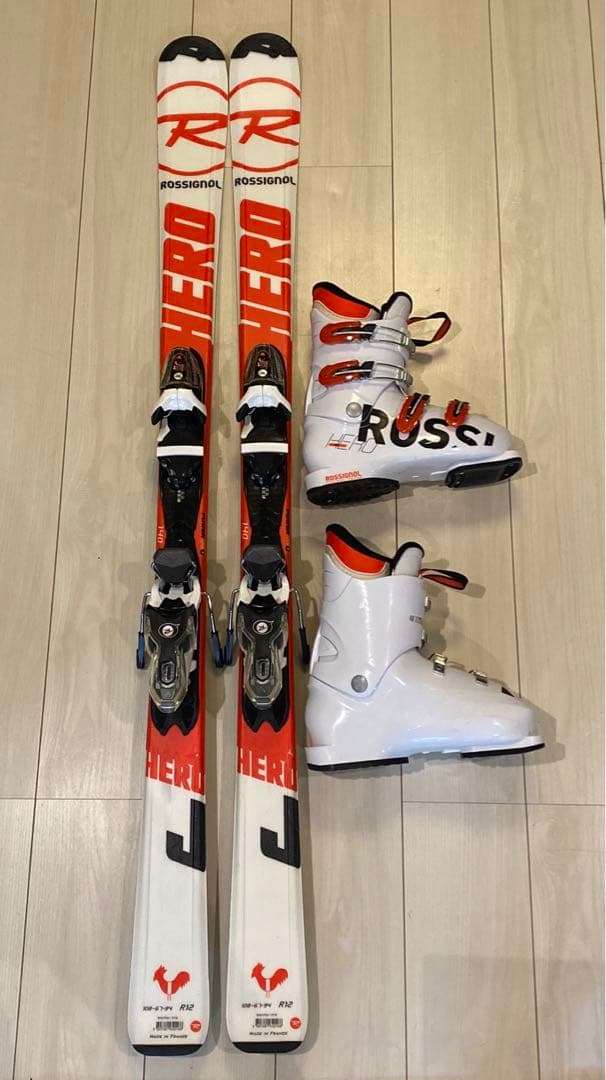 スキー板（140）ブーツ（24.5）セット　ロシニョール