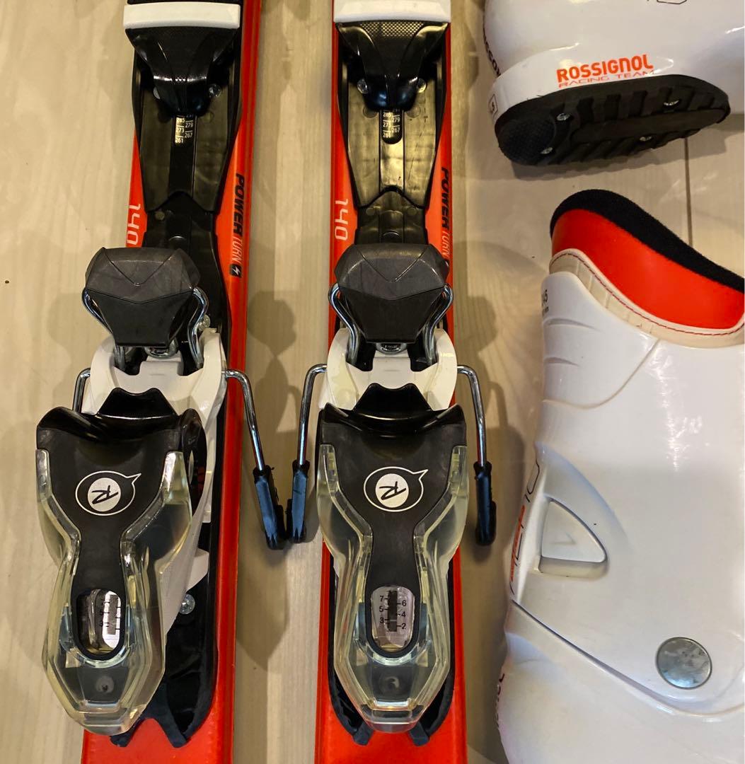 スキー板（140）ブーツ（24.5）セット　ロシニョール