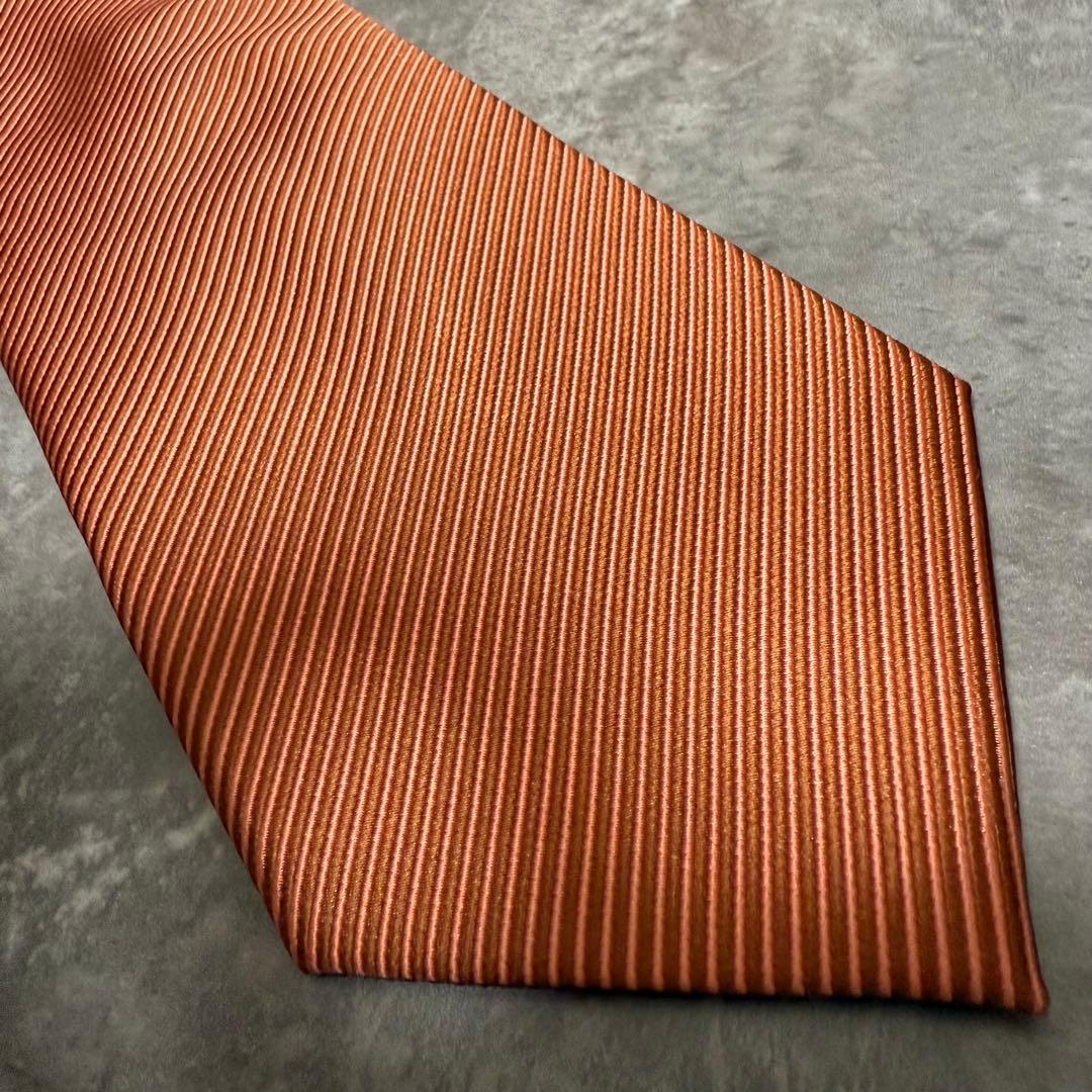 【✨極美品✨】Paul Smith ポールスミス ネクタイ オレンジ ソリッド