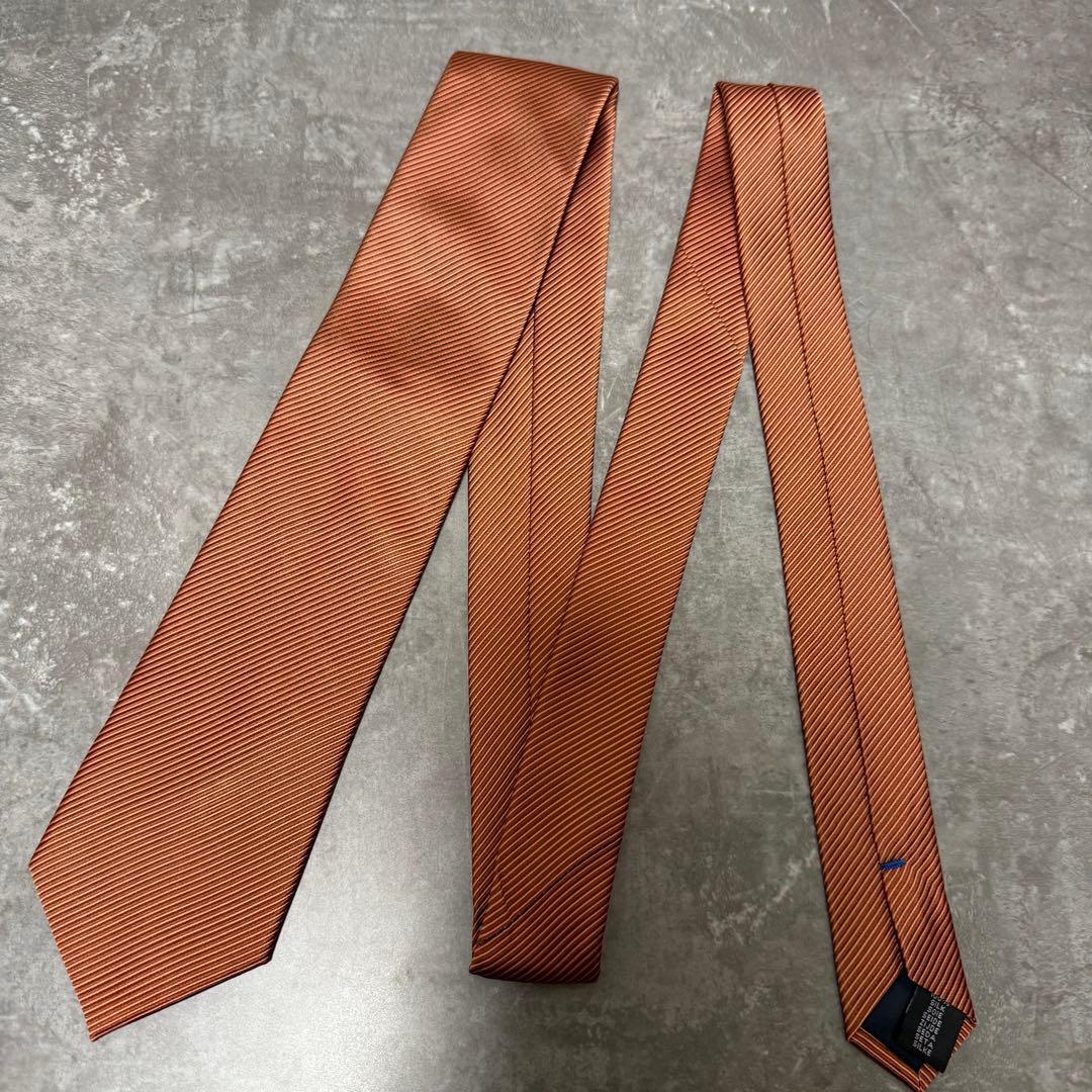 【✨極美品✨】Paul Smith ポールスミス ネクタイ オレンジ ソリッド