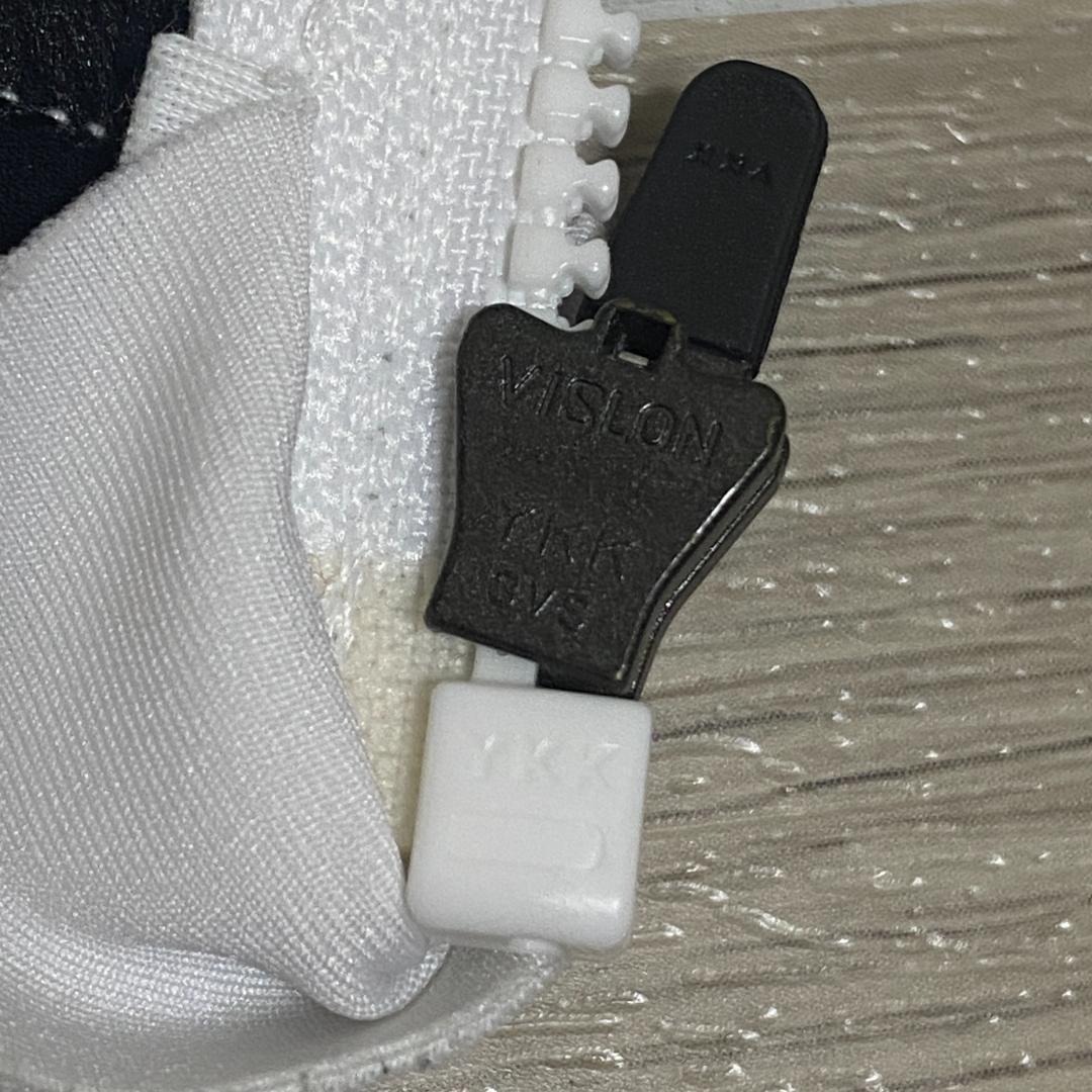 【美品】 チームフィット M 白ボーダー ジャージ