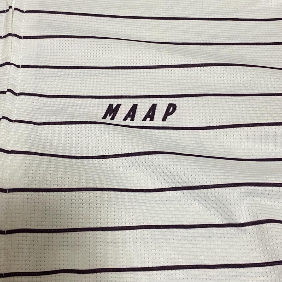 【美品】 チームフィット M 白ボーダー ジャージ