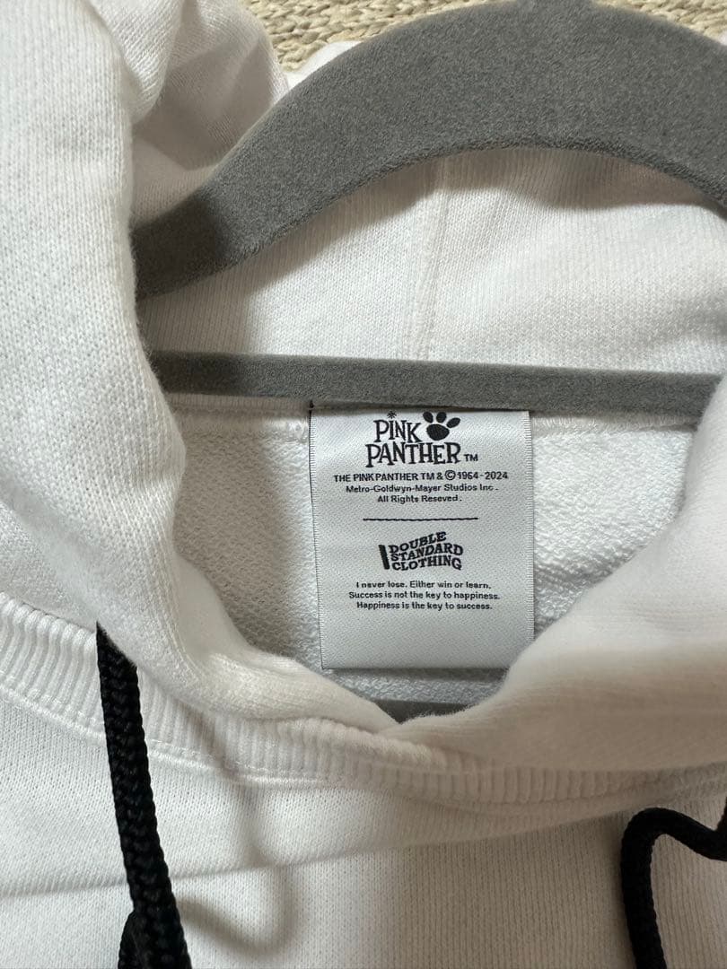 ダブルスタンダードクロージングコラボ ピンクパンサーパーカー