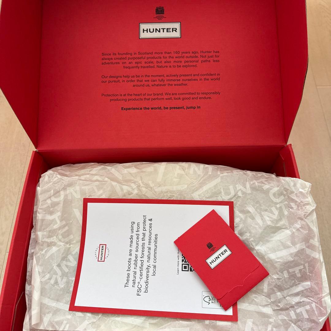 ハンター HUNTER イントレピッド ジップ アンクル スノーブーツ　39