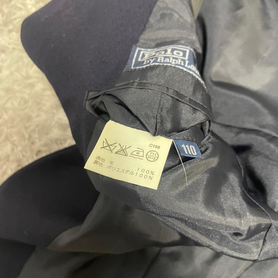 極美品　ポロラルフローレン　キッズ　スーツ上下　フォーマル　10 金ボタン