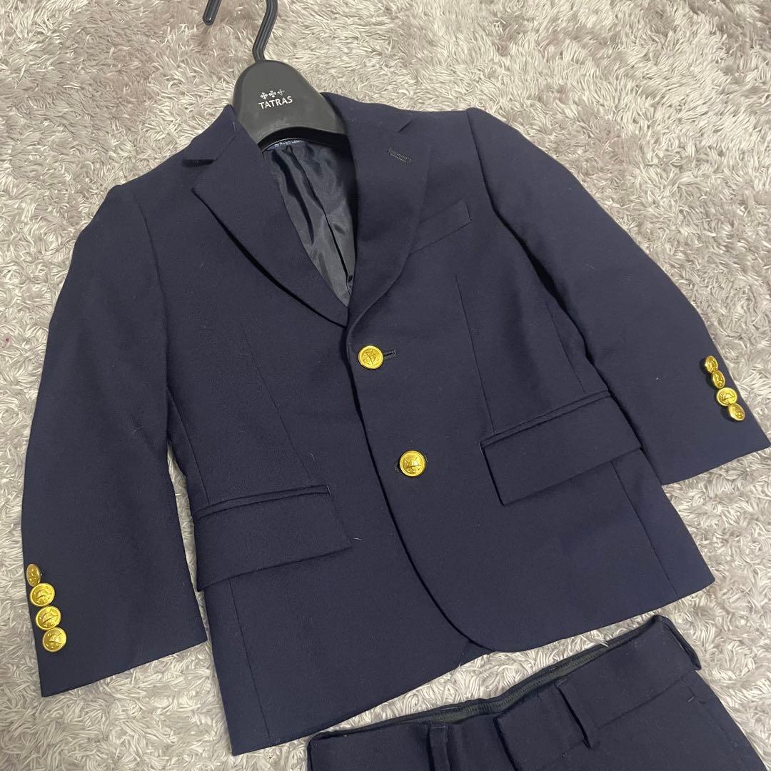 極美品　ポロラルフローレン　キッズ　スーツ上下　フォーマル　10 金ボタン