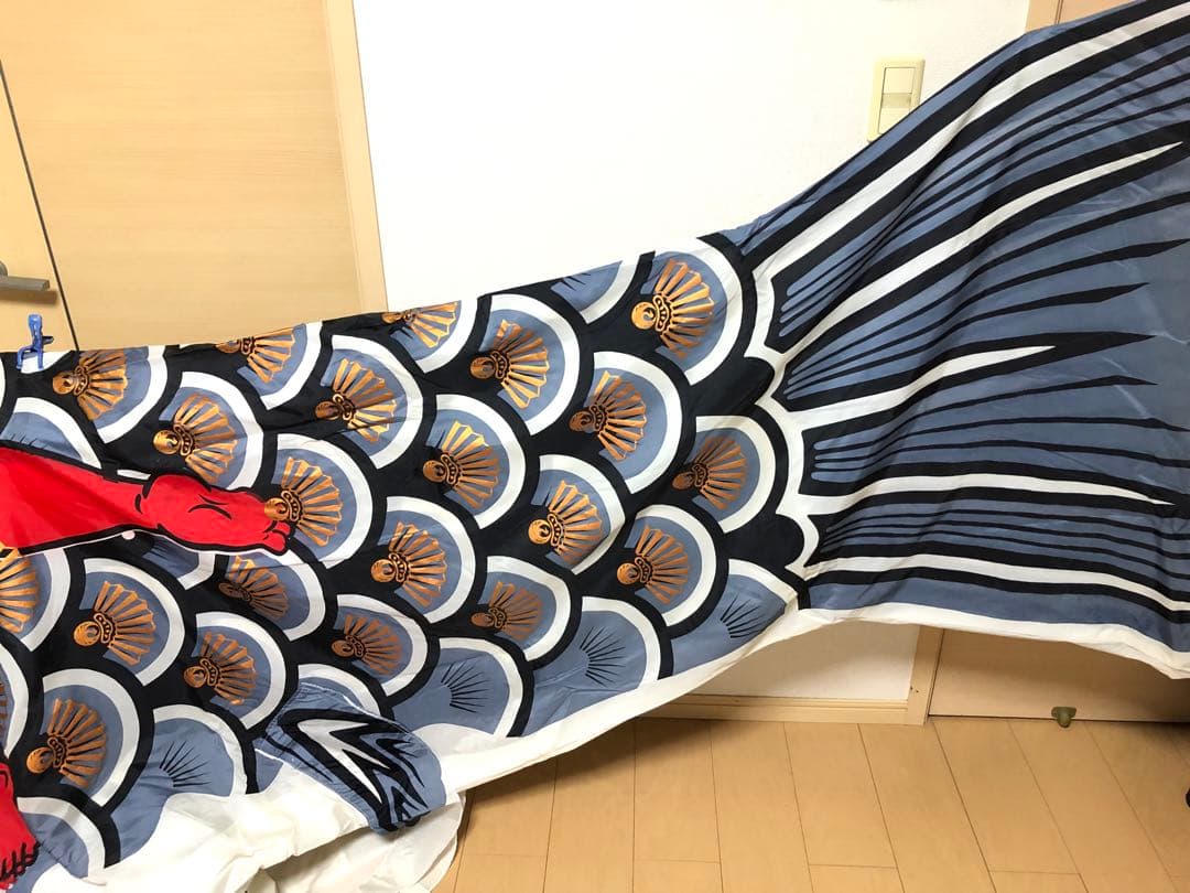 鯉のぼり　キング印　金太郎　7m 7m 6m 5m 計4本　カネボウナイロン