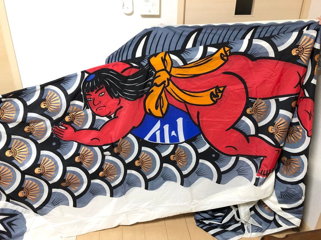 鯉のぼり　キング印　金太郎　7m 7m 6m 5m 計4本　カネボウナイロン