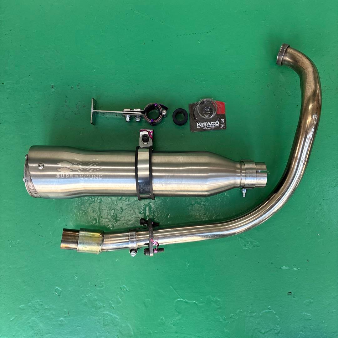 スズキ GN125用スーパートラップマフラー(中古)