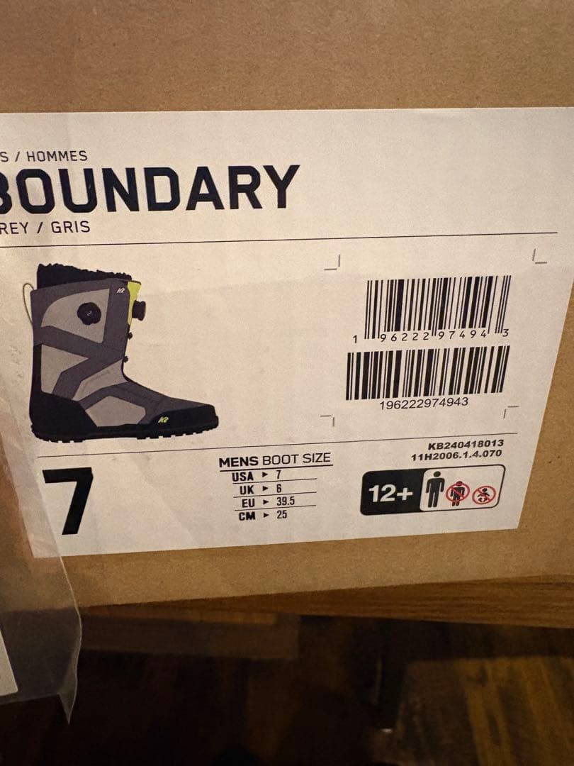25年式　K2 BOUNDARY新品24cm〜