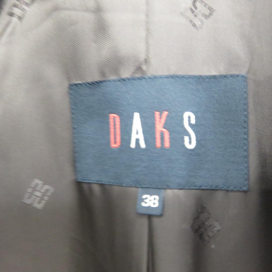 DAKS ダックス カシミヤ　ロングコート　ブラウン　サイズ　38　レディース