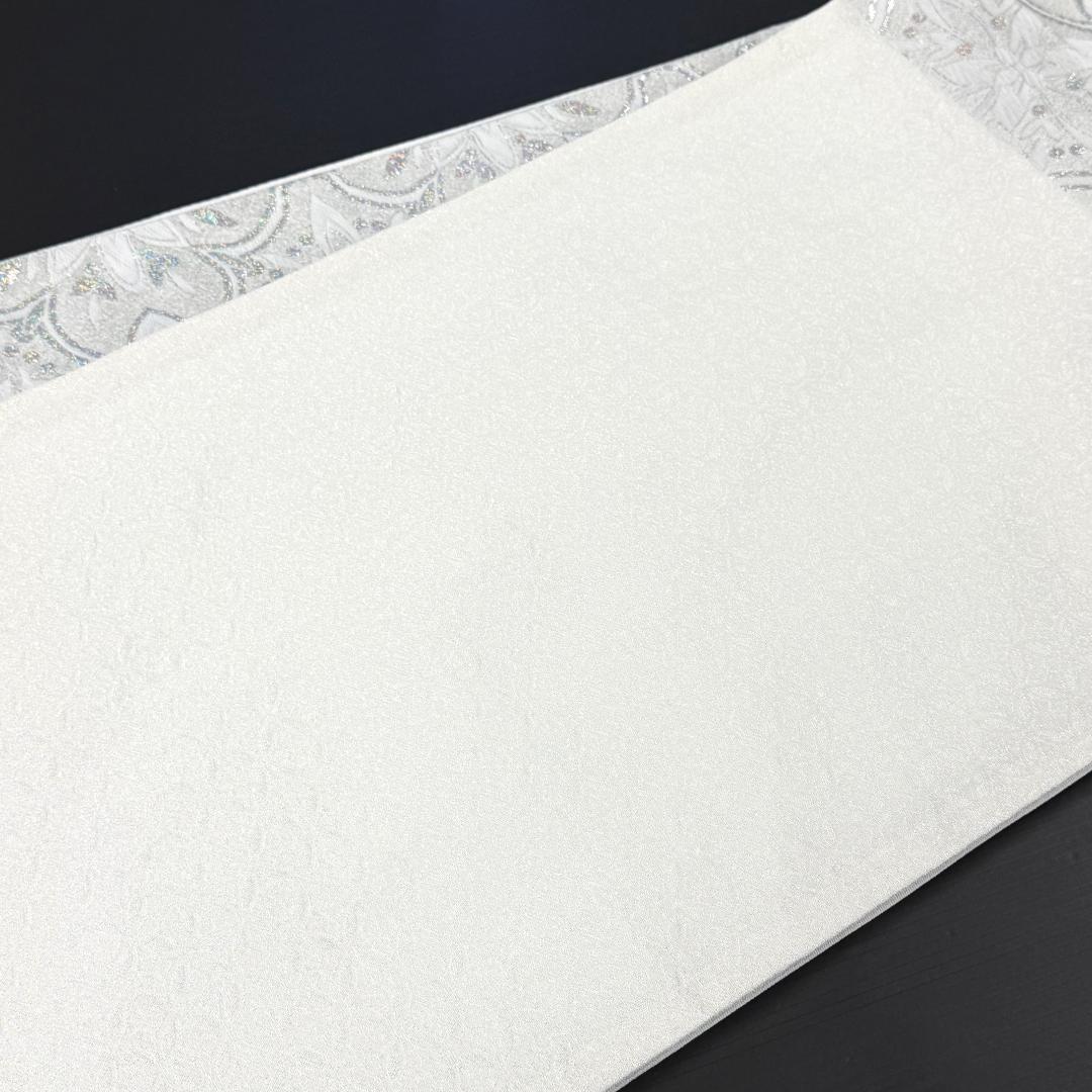 ms様ご依頼　袋帯　西陣織　フォーマル　アラベスク　華紋　ホロ銀箔　お仕立て込み