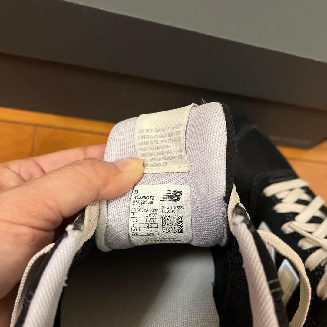 New Balance 24cm ニューバランス 996 スニーカー 黒