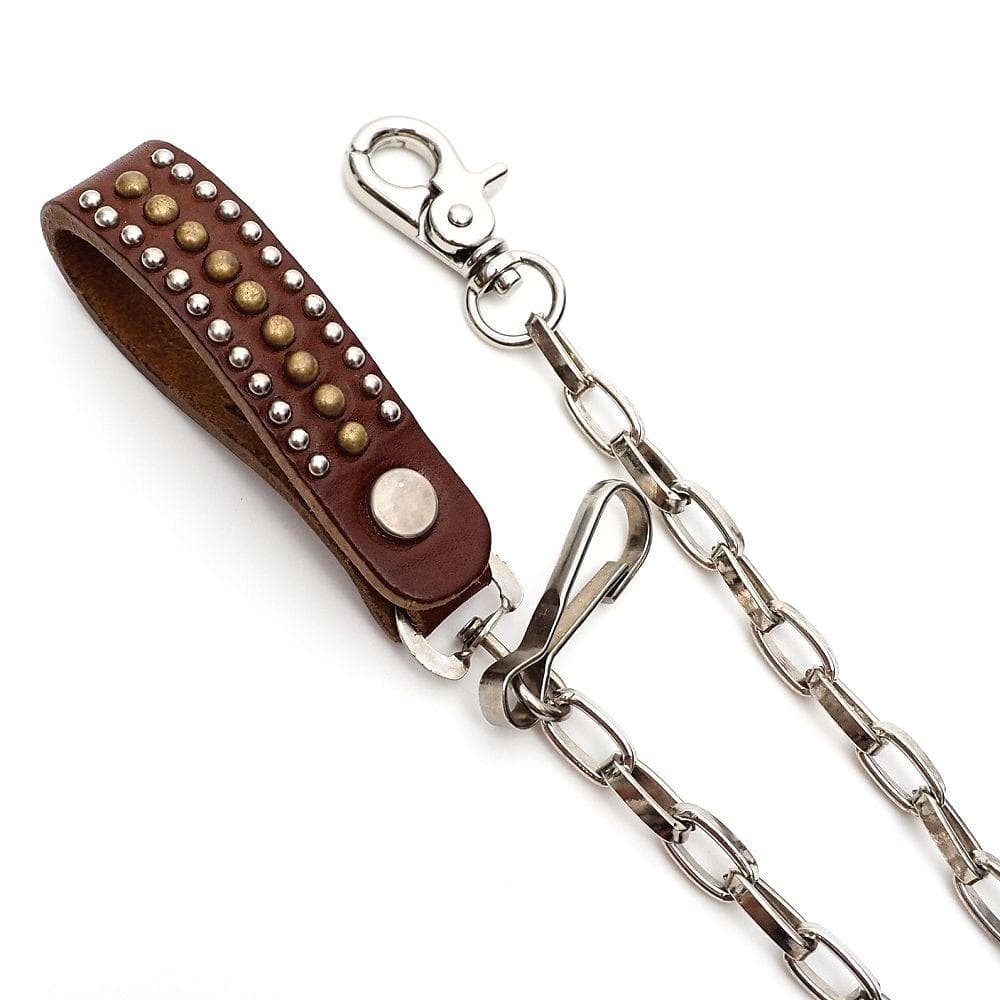 G06335 未使用品 HTC ウォレットチェーン ブラウン エイチティーシー