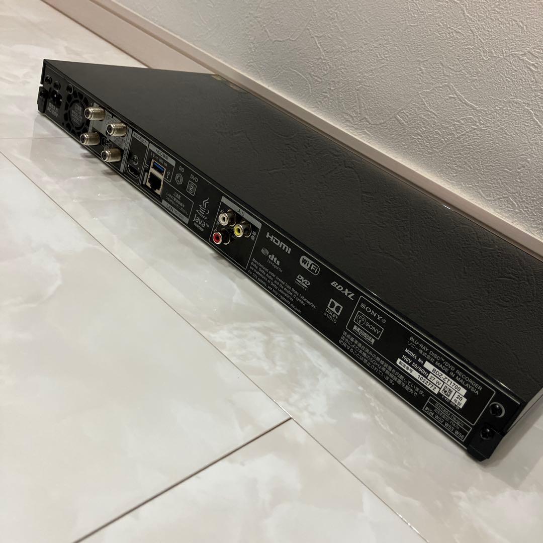 ソニーブルーレイレコーダーBDZ-ZT1700 1TB 2020年製