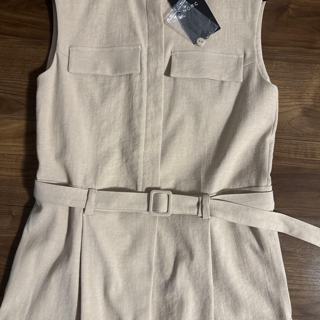 【新品・未使用】CLASSY掲載 N.O.R.C リネン　オールインワン