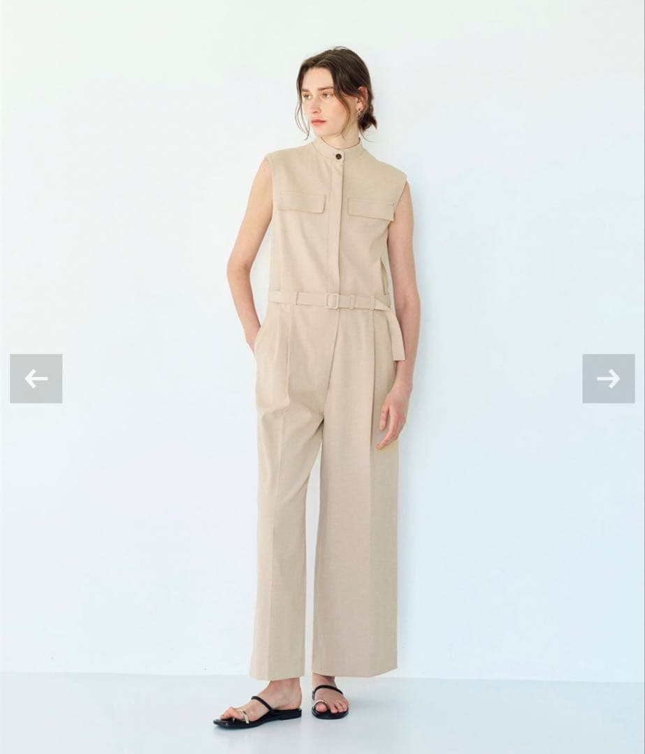 【新品・未使用】CLASSY掲載 N.O.R.C リネン　オールインワン