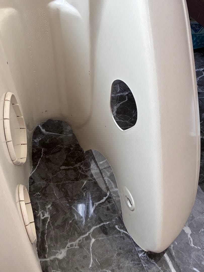 純正部品 エンブレム付き レッグシールド ココナッツホワイト スーパーカブ50