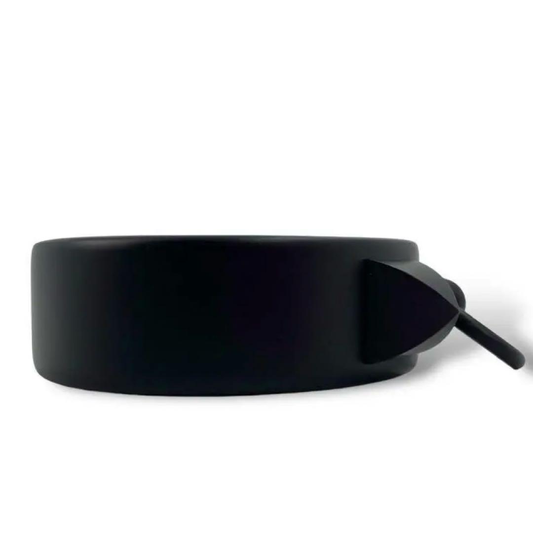 極美品 エルメス コリエドシアン アルミニウム バングル ブラック