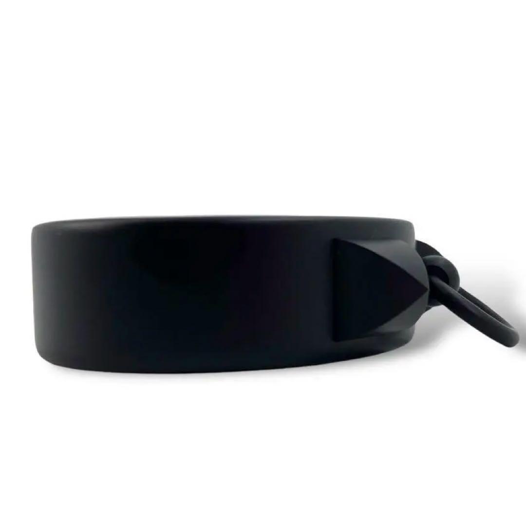 極美品 エルメス コリエドシアン アルミニウム バングル ブラック