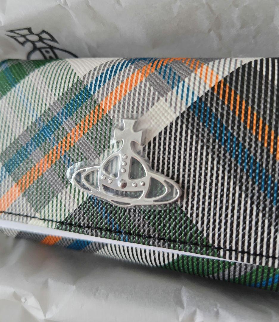 Vivienne Westwood タータンチェックキーケース グリーン