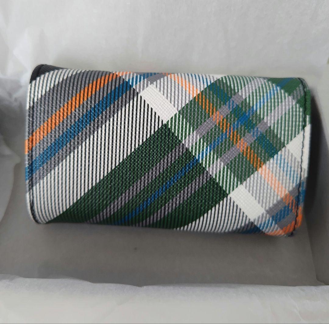 Vivienne Westwood タータンチェックキーケース グリーン