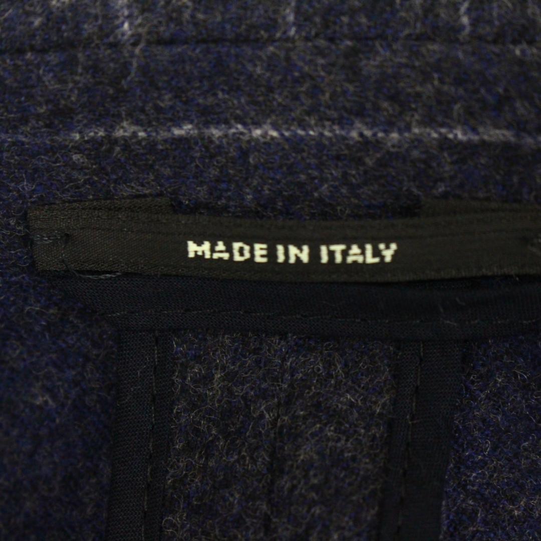 ◇美品 HERMES エルメス メンズ スーツ上下 ネイビーストライプ ウール