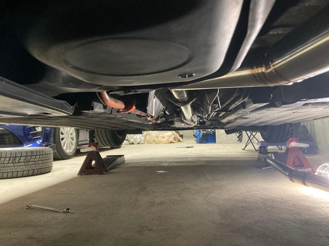 アコードハイブリッド ワンオフ　フルストレートマフラー CR7