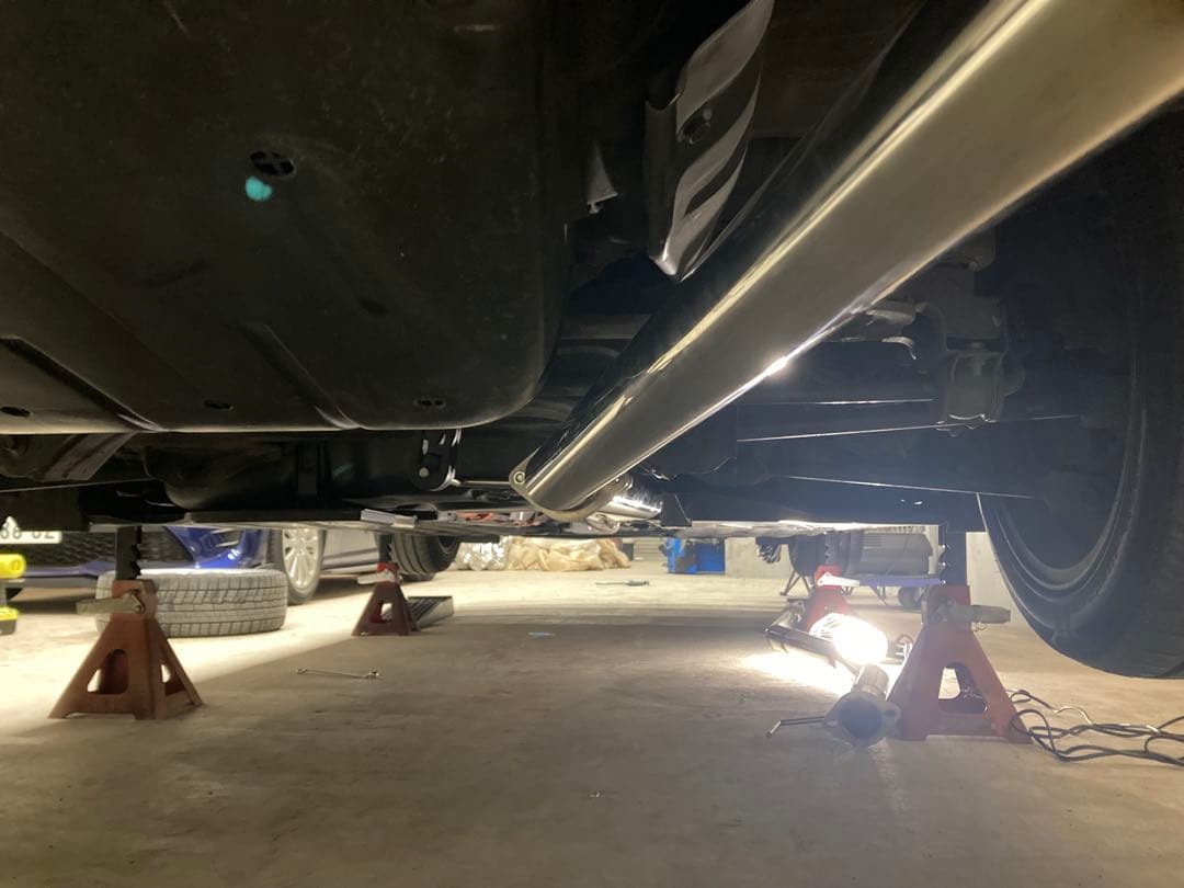 アコードハイブリッド ワンオフ　フルストレートマフラー CR7