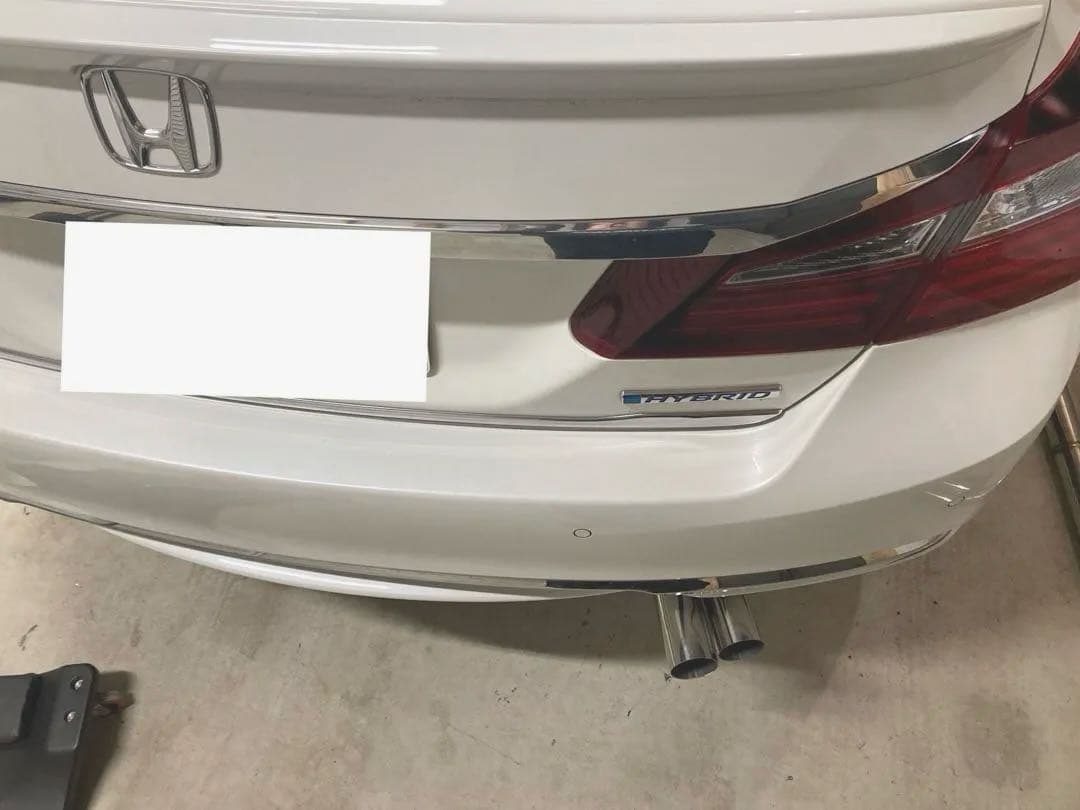 アコードハイブリッド ワンオフ　フルストレートマフラー CR7