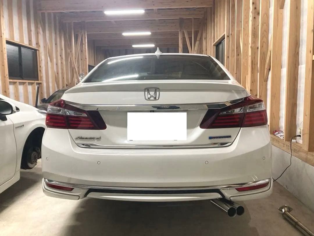 アコードハイブリッド ワンオフ　フルストレートマフラー CR7