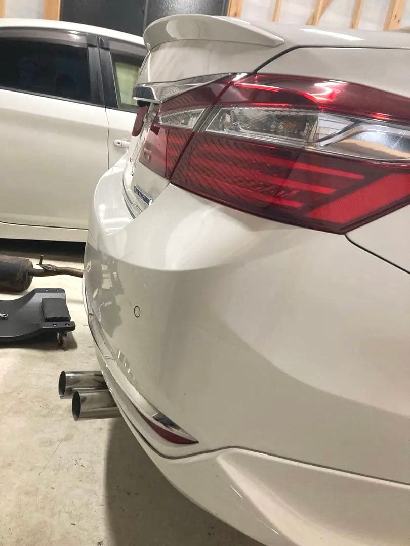 アコードハイブリッド ワンオフ　フルストレートマフラー CR7