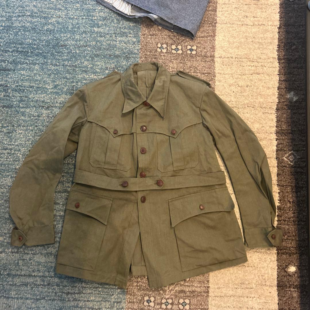 ww2 イタリア軍　ドイツ軍　空挺部隊　サファリジャケット　実物？第二次世界大戦
