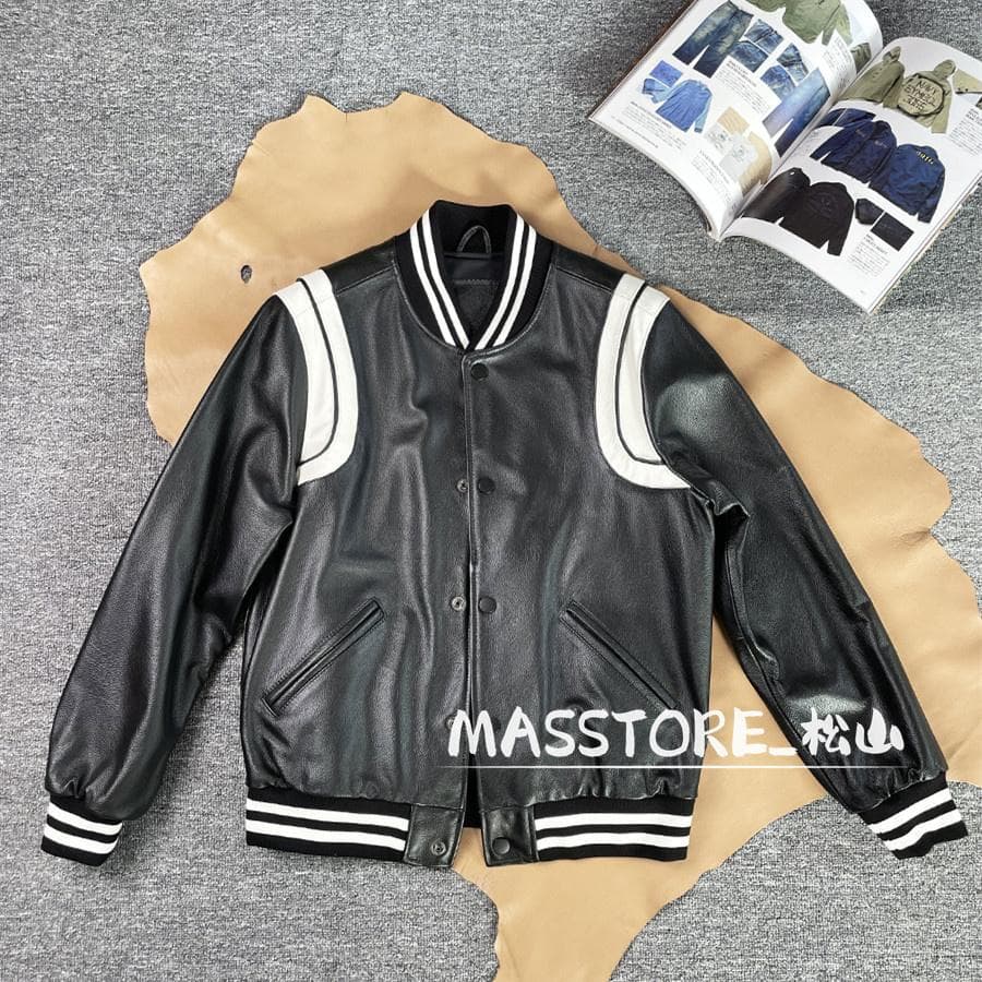 新品メンズ 革ジャン スタジャン 牛革 本革 レザージャケット M-6XL