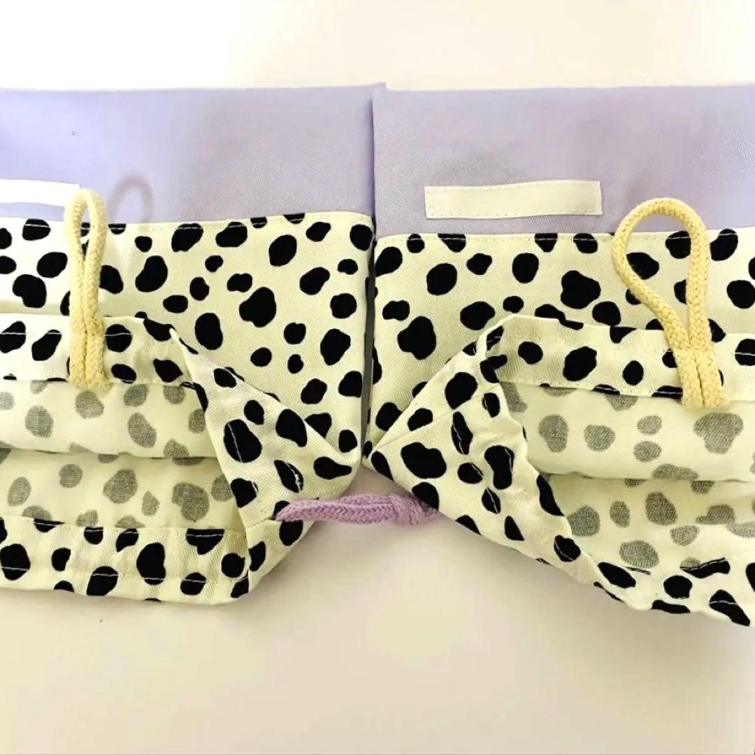 さっちゃん様　ダルメシアン✖︎パープル入園入学準備７点セット