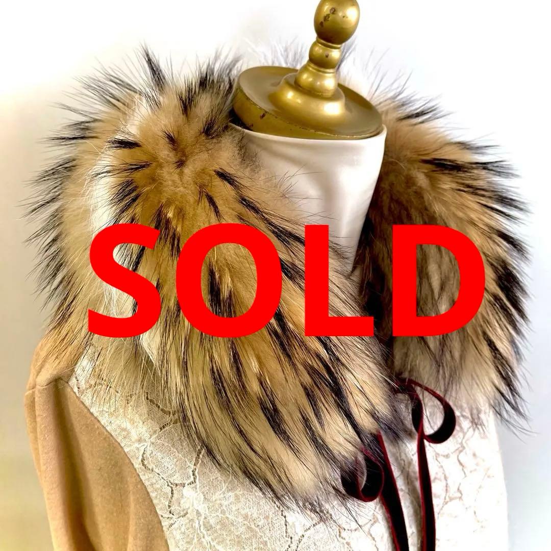 finland raccoon design tippet／品番H／日本製❣️