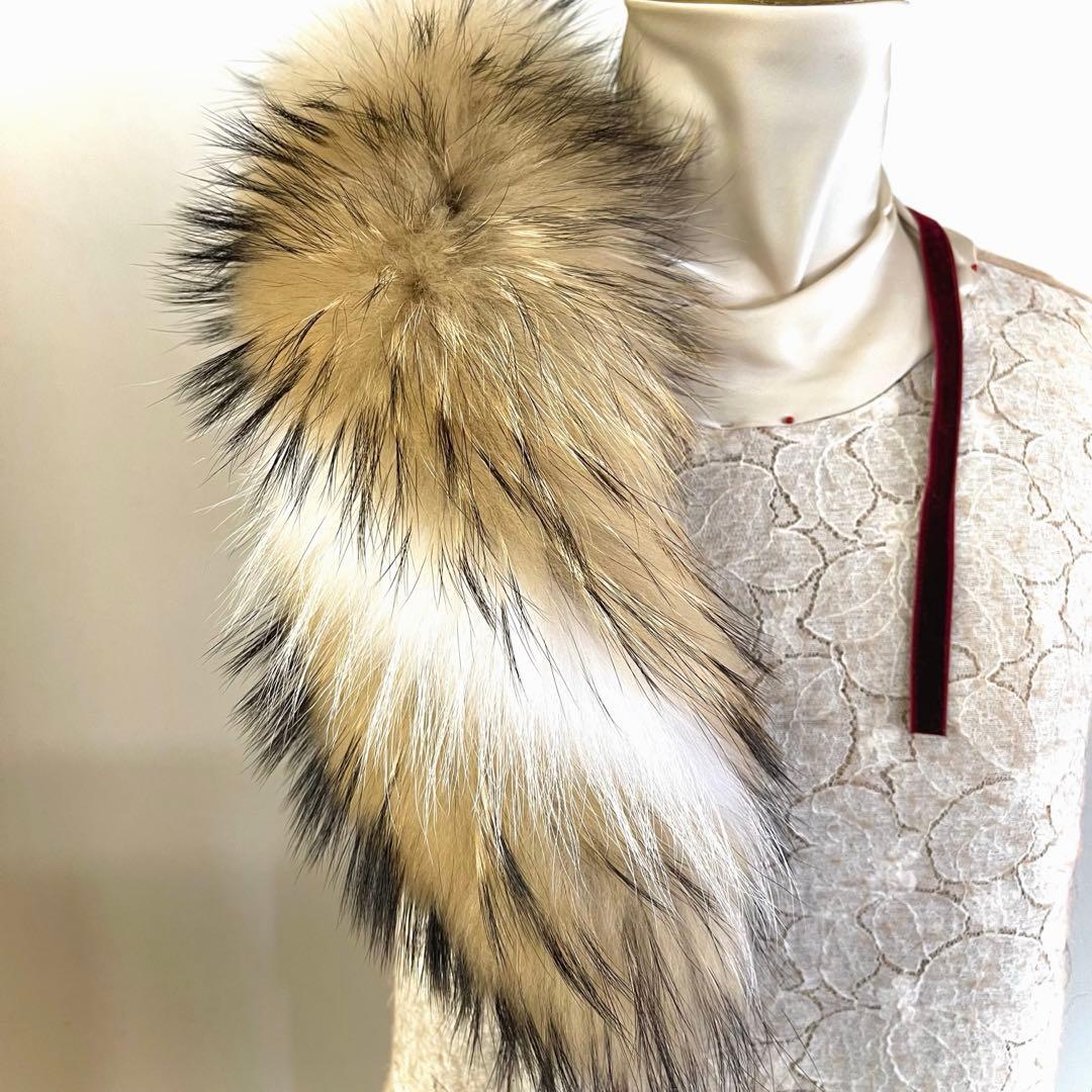 finland raccoon design tippet／品番H／日本製❣️