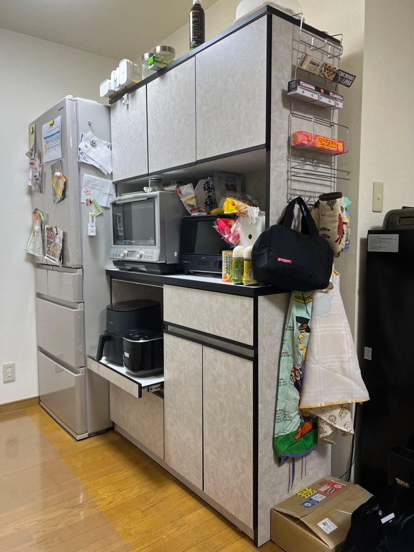 【みこたろすページ】【大川家具】　キッチンボード　美品