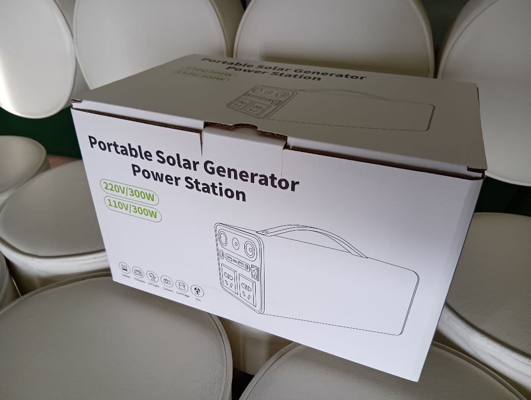 【新品未使用】 動作確認済み★ポータブル電源 300w/90,000mah