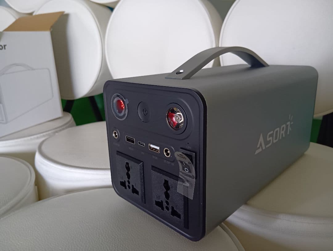 【新品未使用】 動作確認済み★ポータブル電源 300w/90,000mah