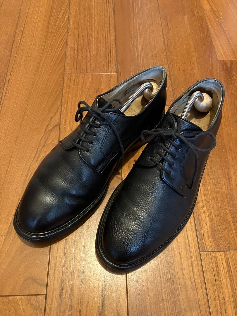 Berwick バーウィック プレーントゥ ダイナイト 26.5cm 型押し