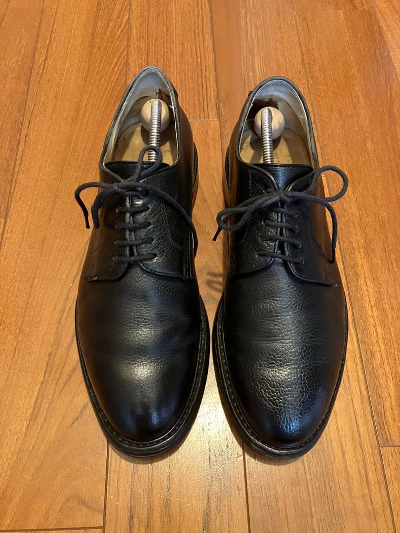 Berwick バーウィック プレーントゥ ダイナイト 26.5cm 型押し