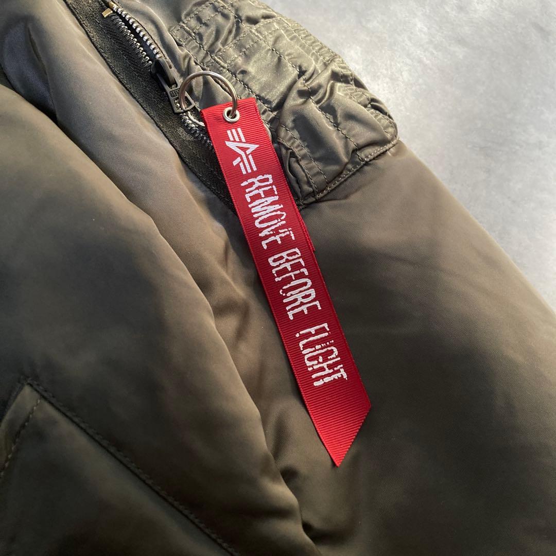 アルファインダストリー MA1 フライトジャケット XL セージグリーン