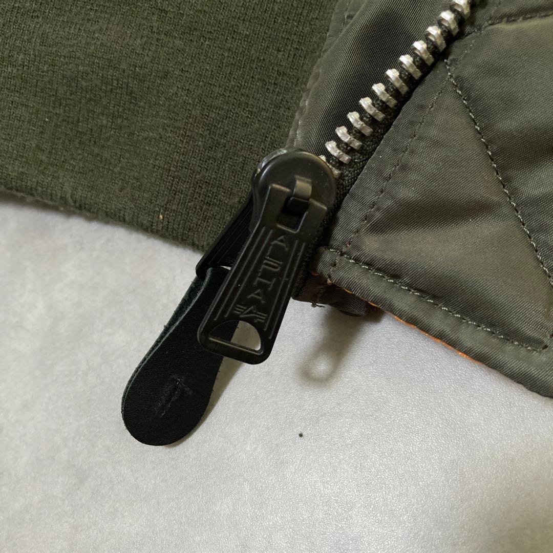 アルファインダストリー MA1 フライトジャケット XL セージグリーン