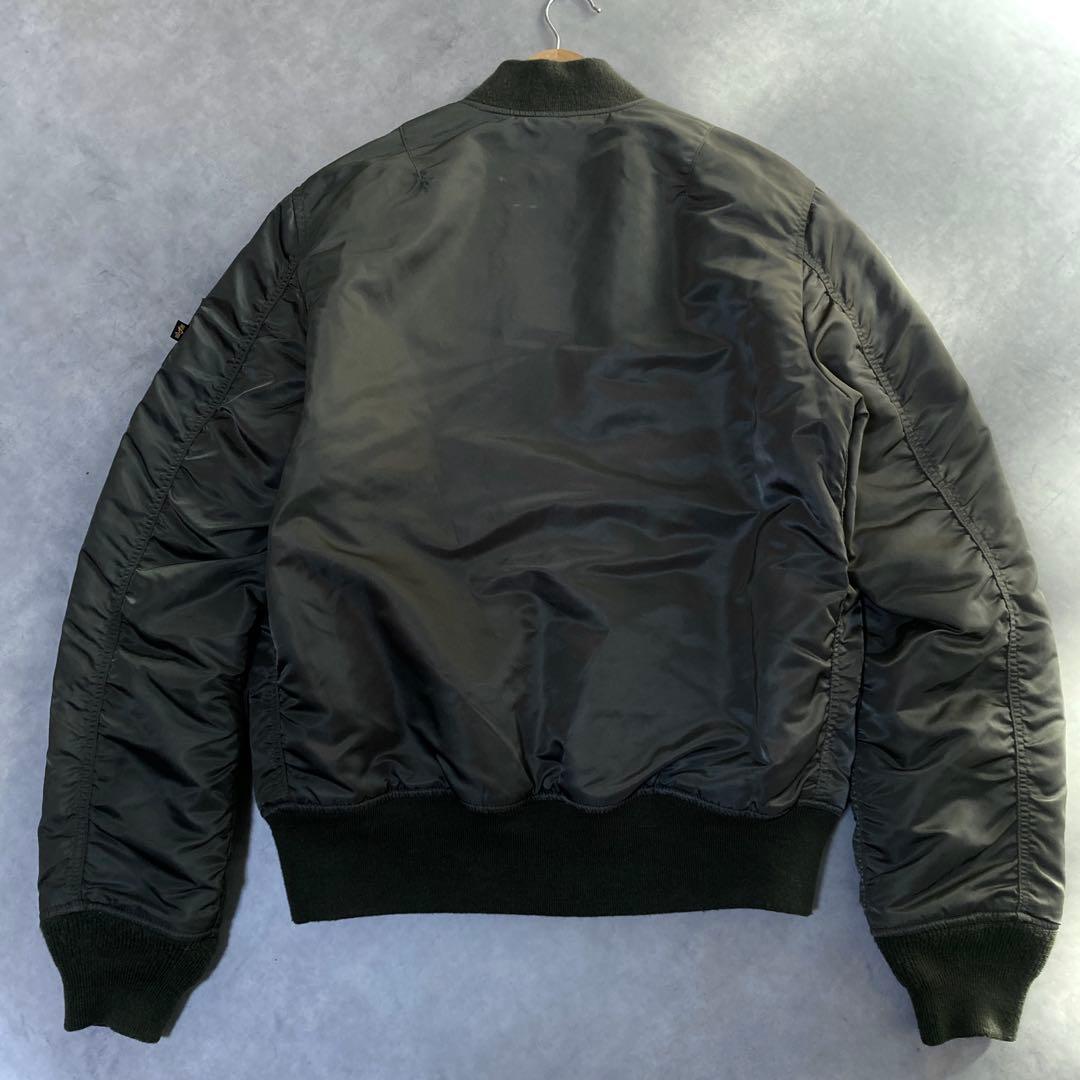 アルファインダストリー MA1 フライトジャケット XL セージグリーン