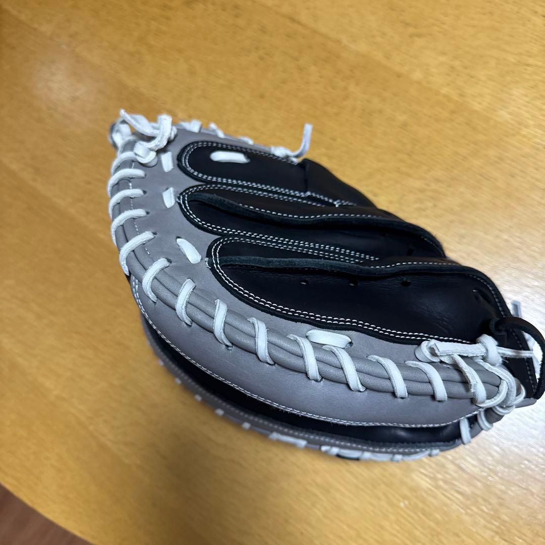 美品 ZETT ネオステイタス 軟式キャッチャーミット 湯もみ型付け済み