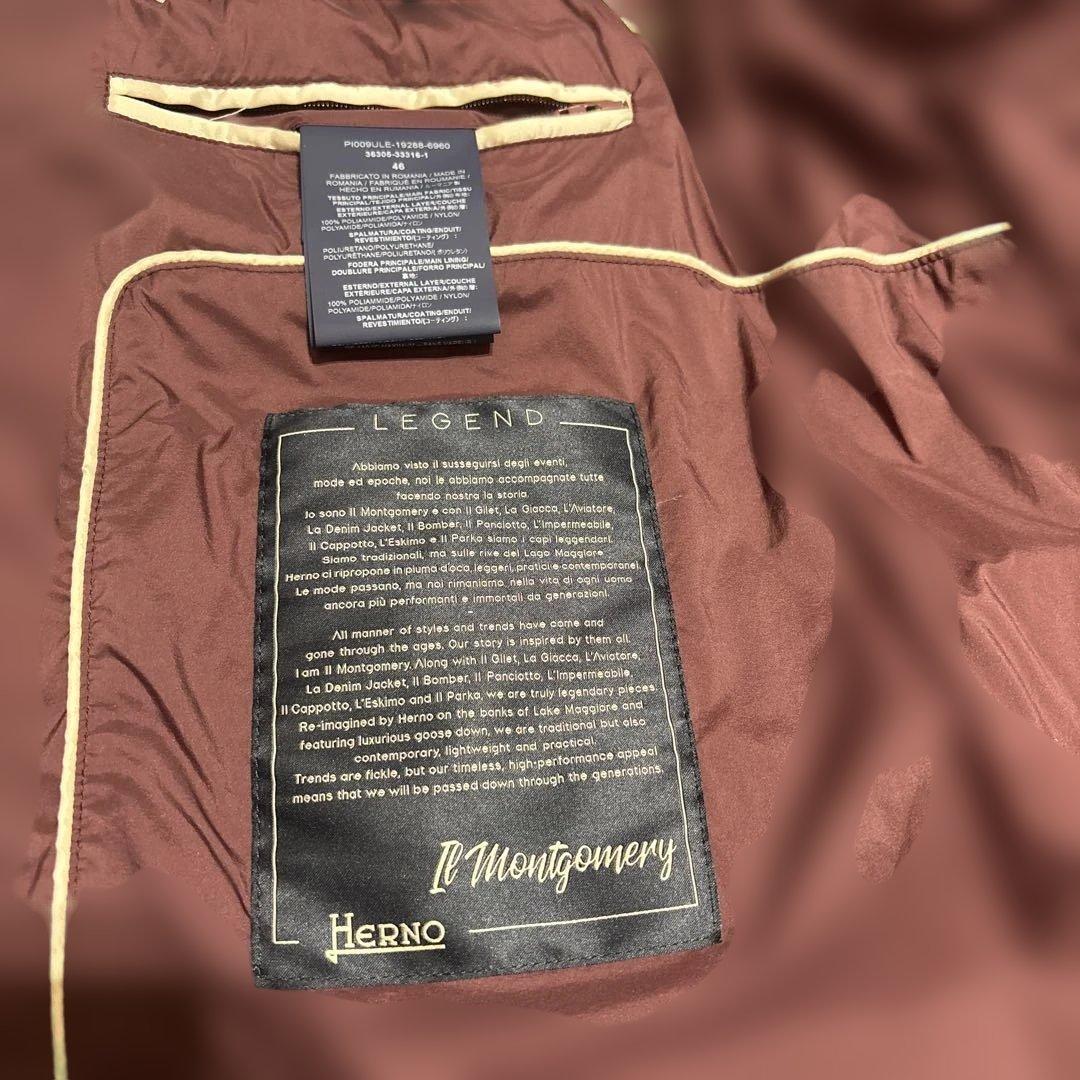 （ゆず子）美品 HERNO ヘルノ ダッフルダウンジャケット