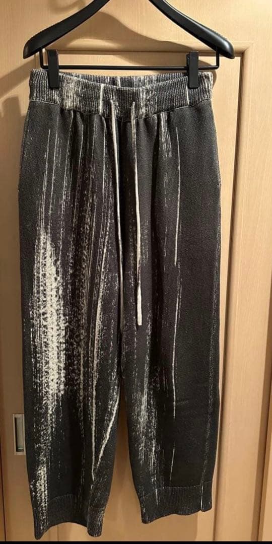 パンツ YOKE PRINTED COTTON KNIT LOUNGE PANTS