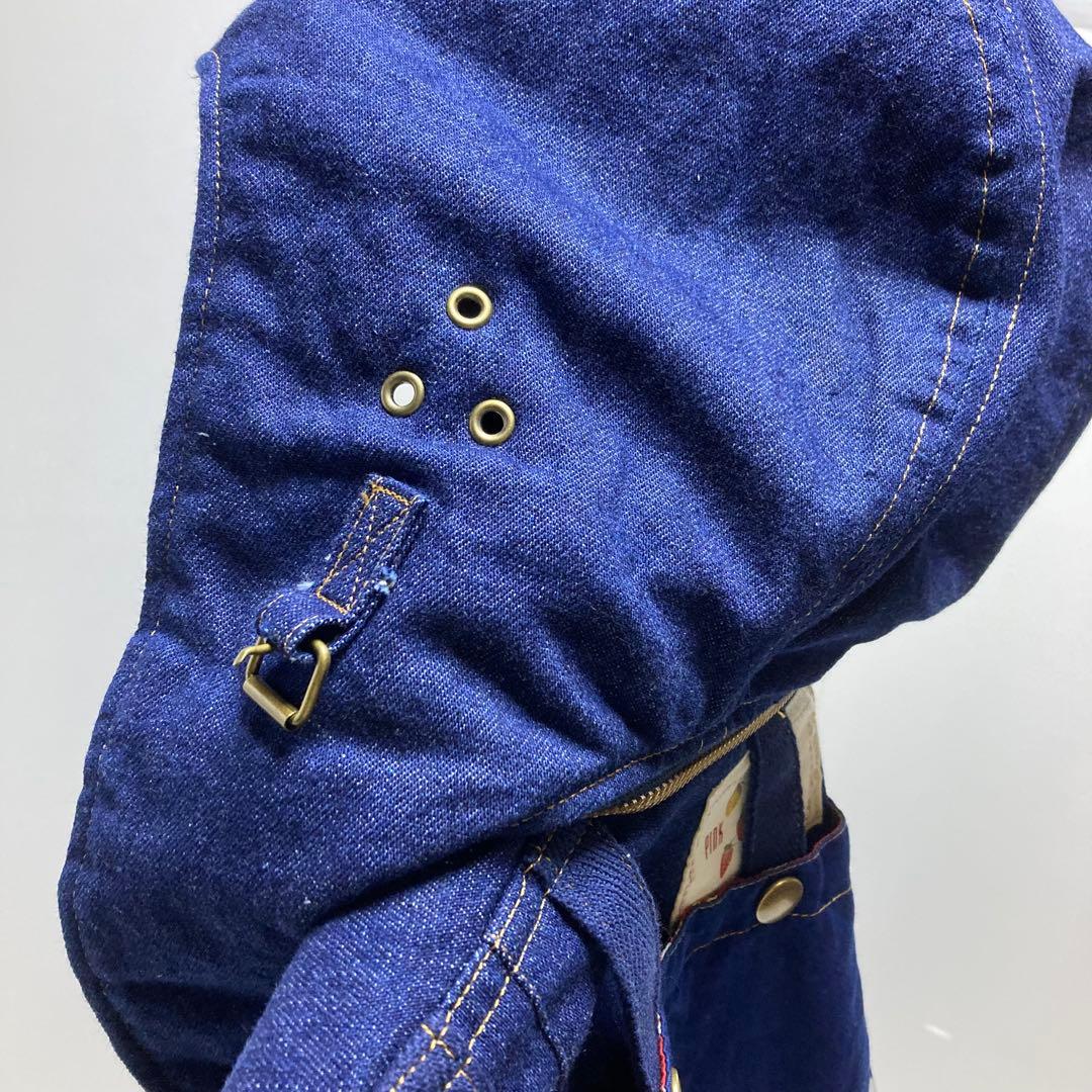 極美品　希少　ピンクハウス デニムブルゾン ゼッケン 苺 フード ワッペン　S