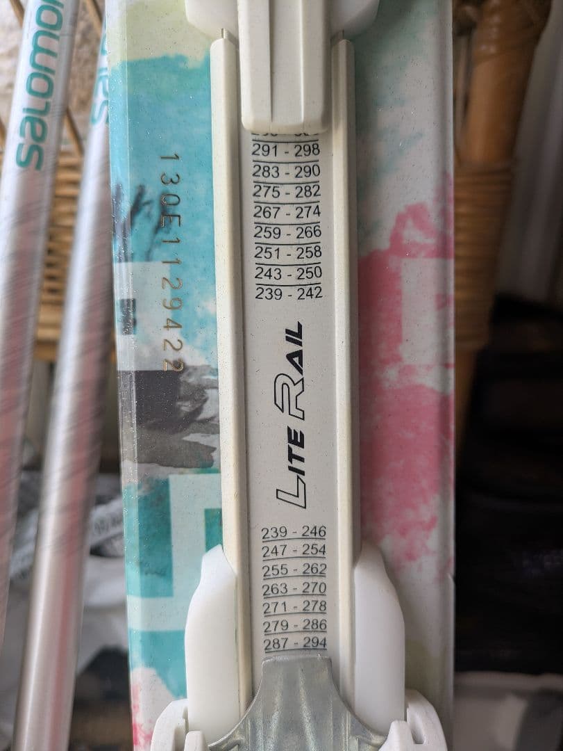 スキー3点セット　レディース